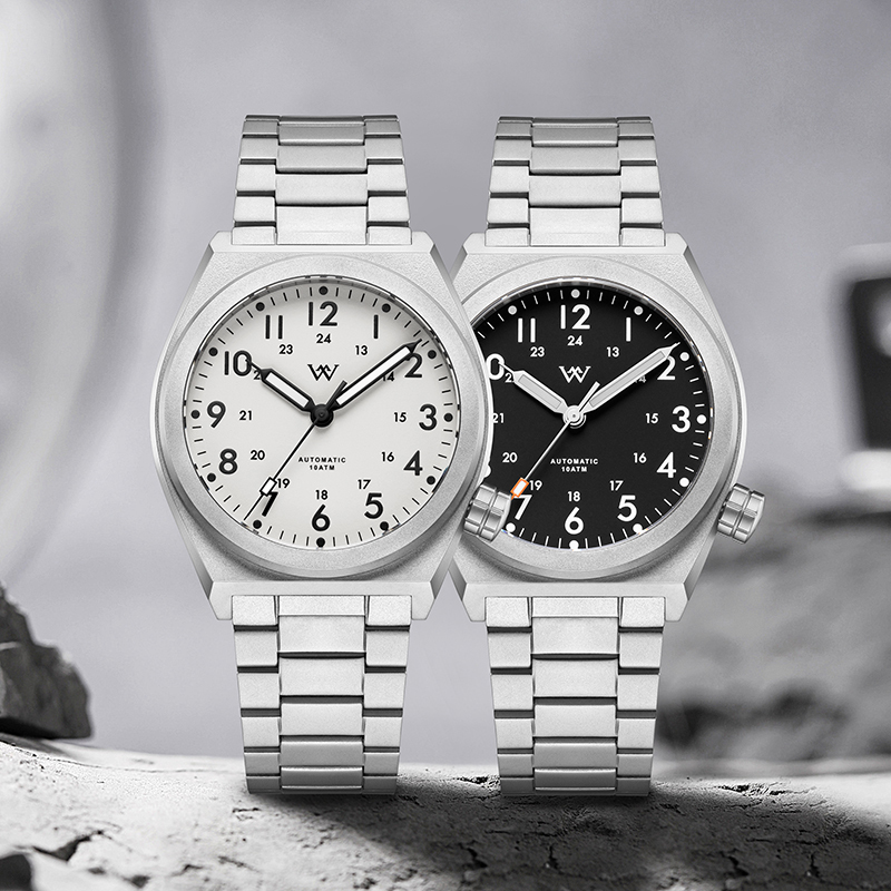 WM216 - WM Watch 36mm NH35 Sapphire Crystal Glass with AR Coating 10ATM Glass Bezel Men's Automatic Mechanical Watch