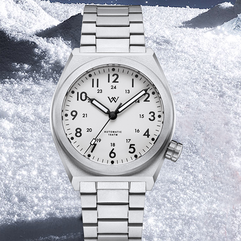 WM216 - WM Watch 36mm NH35 Sapphire Crystal Glass with AR Coating 10ATM Glass Bezel Men's Automatic Mechanical Watch