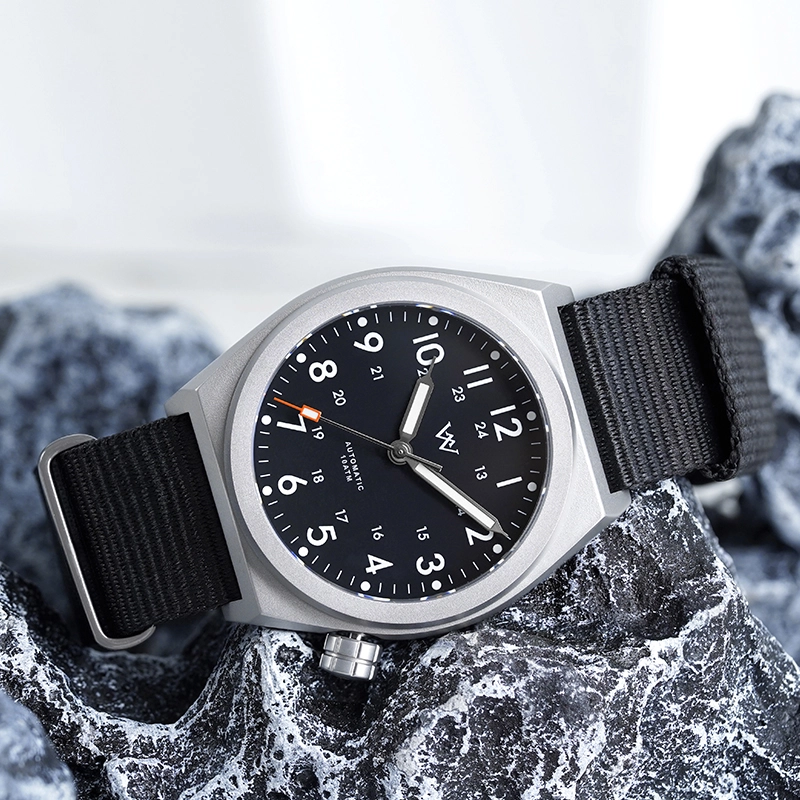 WM216 - WM Watch 36mm NH35 Sapphire Crystal Glass with AR Coating 10ATM Glass Bezel Men's Automatic Mechanical Watch