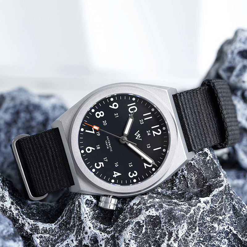 WM216 - WM Watch 36mm NH35 Sapphire Crystal Glass with AR Coating 10ATM Glass Bezel Men's Automatic Mechanical Watch