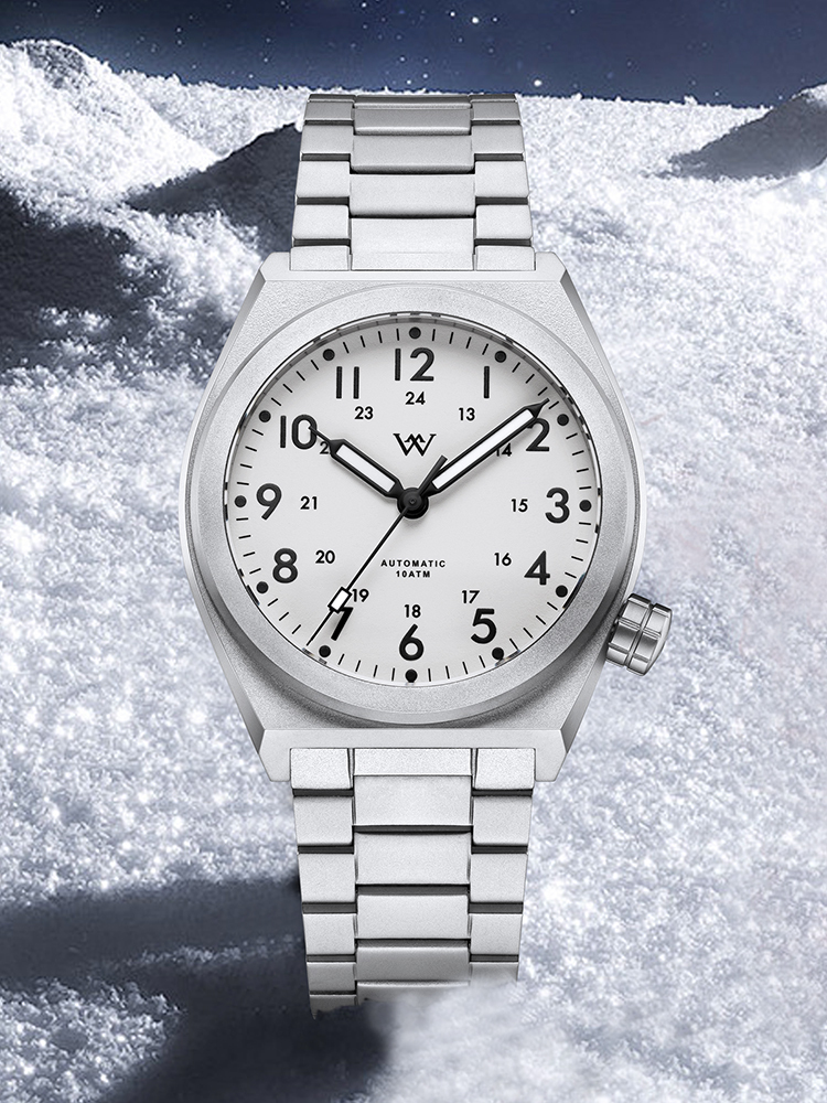 WM216 - WM Watch 36mm NH35 Sapphire Crystal Glass with AR Coating 10ATM Glass Bezel Men's Automatic Mechanical Watch