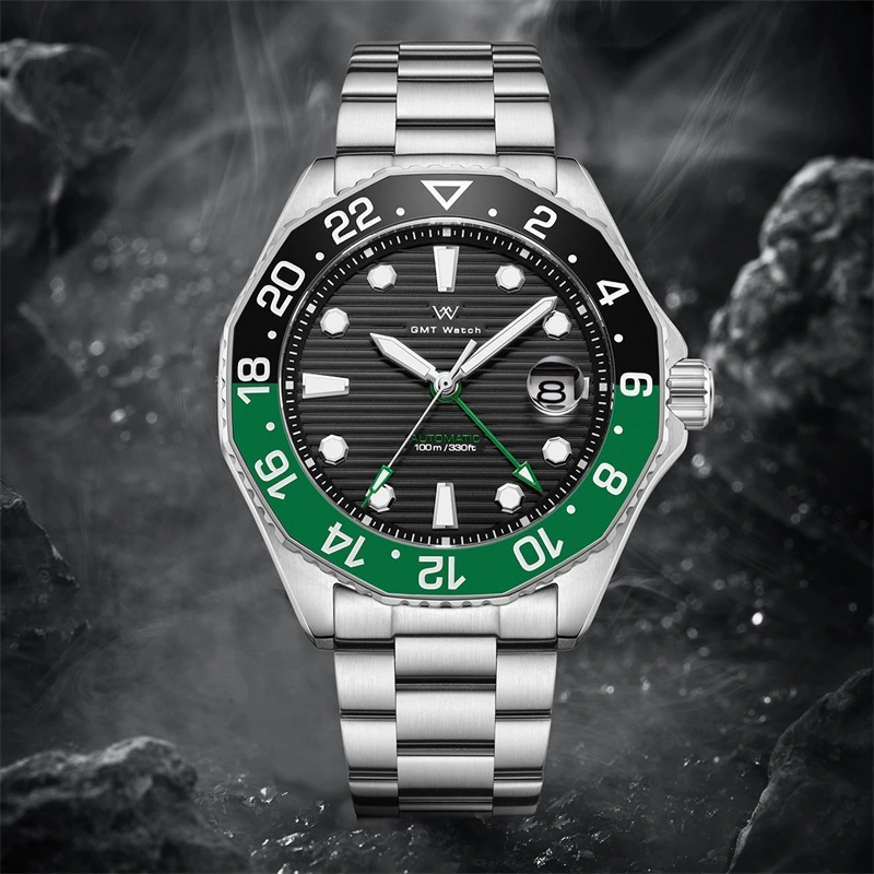 WM202 Dive Watch 43mm TMI NH34 30ATM Men's Automatic Watch