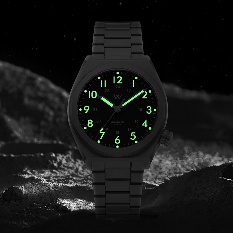 WM216 - WM Watch 38mm NH35 Sapphire Crystal Glass with AR Coating 10ATM Glass Bezel Men's Automatic Mechanical Watch