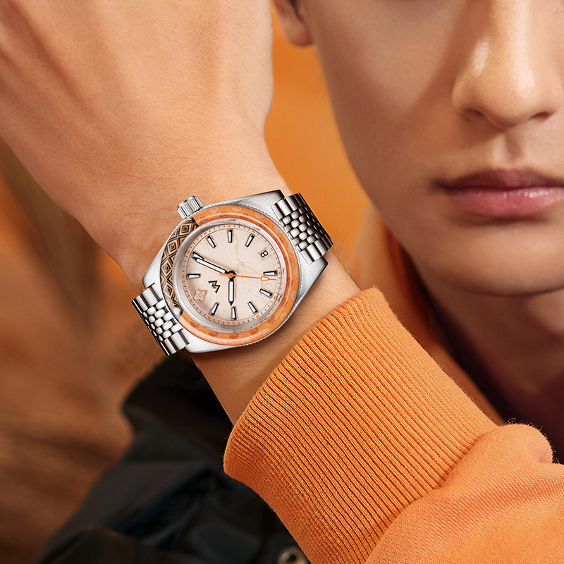 Pre-order-WM220 Dunhuang Series 40.5mm Dial NH35  Men's Automatic Mechanical Watch