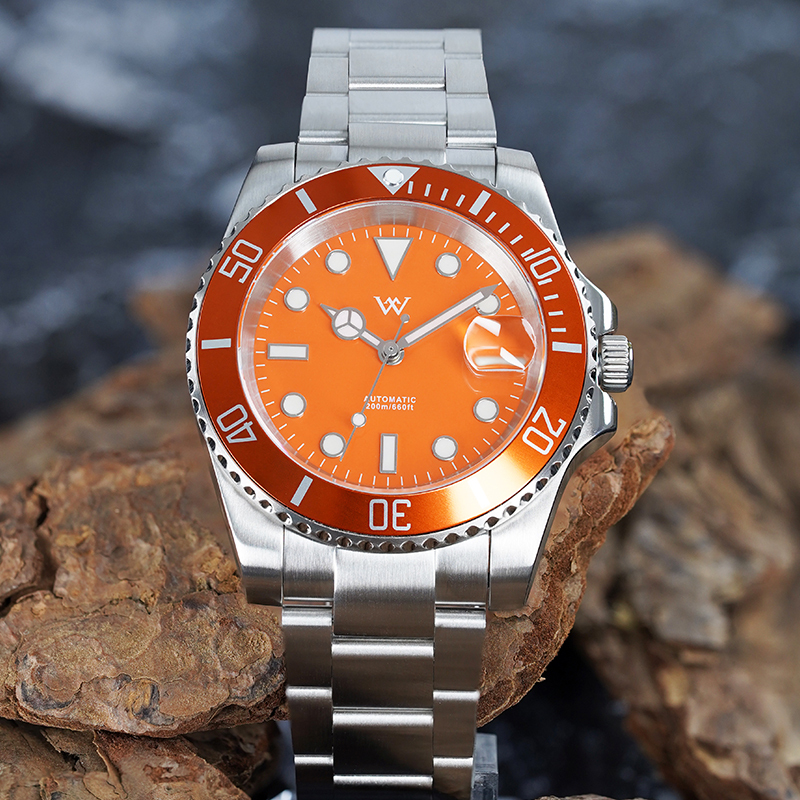 WM227 WM Watch Welly Merck 2025 New NH35 Men's Automatic Mechanical Watch NH35 Sapphire Glass AR Coated 200M Waterproof Watch