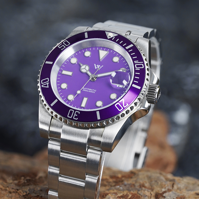 WM227 WM Watch Welly Merck 2025 New NH35 Men's Automatic Mechanical Watch NH35 Sapphire Glass AR Coated 200M Waterproof Watch