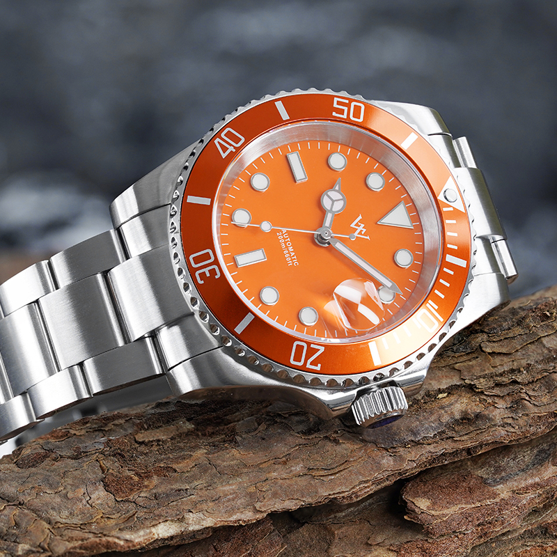 WM227 WM Watch Welly Merck 2025 New NH35 Men's Automatic Mechanical Watch NH35 Sapphire Glass AR Coated 200M Waterproof Watch