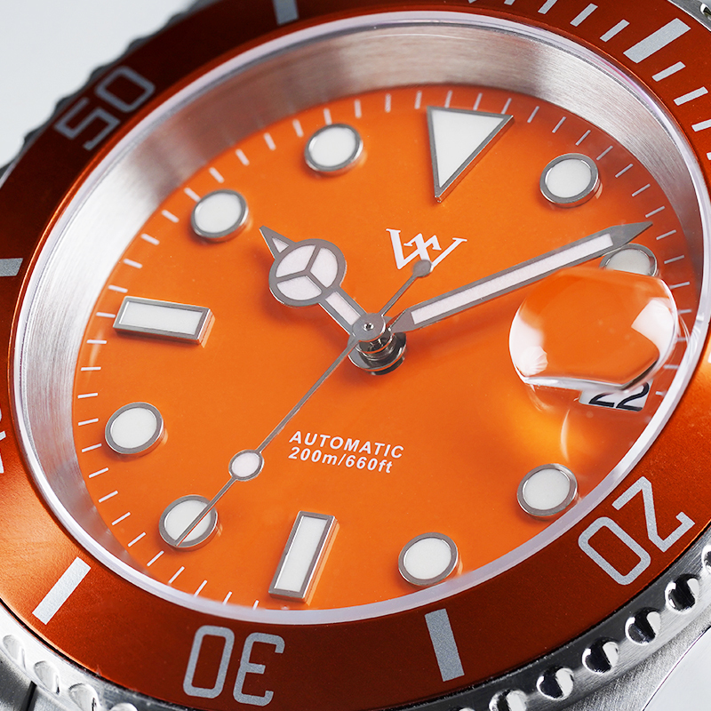 WM227 WM Watch Welly Merck 2025 New NH35 Men's Automatic Mechanical Watch NH35 Sapphire Glass AR Coated 200M Waterproof Watch