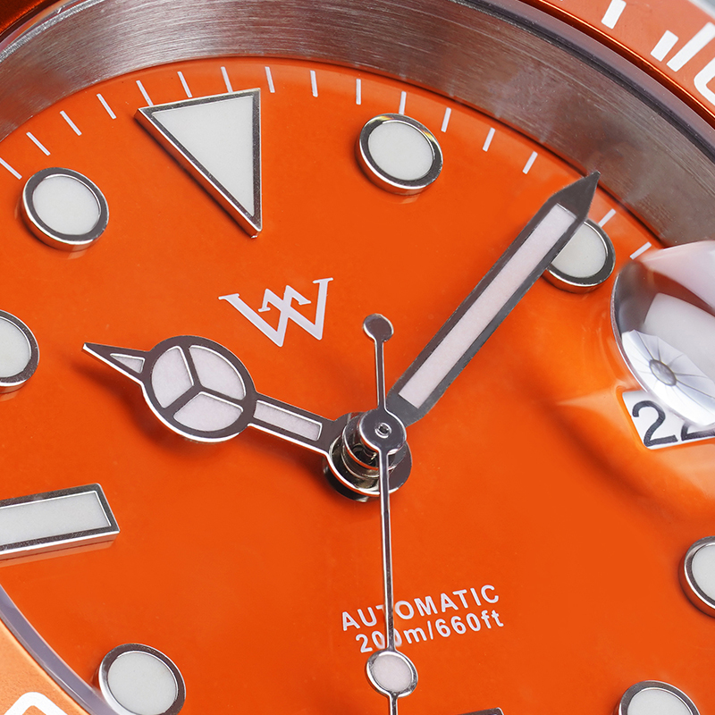 WM227 WM Watch Welly Merck 2025 New NH35 Men's Automatic Mechanical Watch NH35 Sapphire Glass AR Coated 200M Waterproof Watch