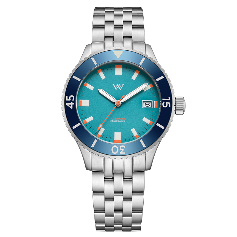 WM203 41mm NH35 Dive Watch Crystal Glass with AR Coating 20ATM Men's Automatic Watch