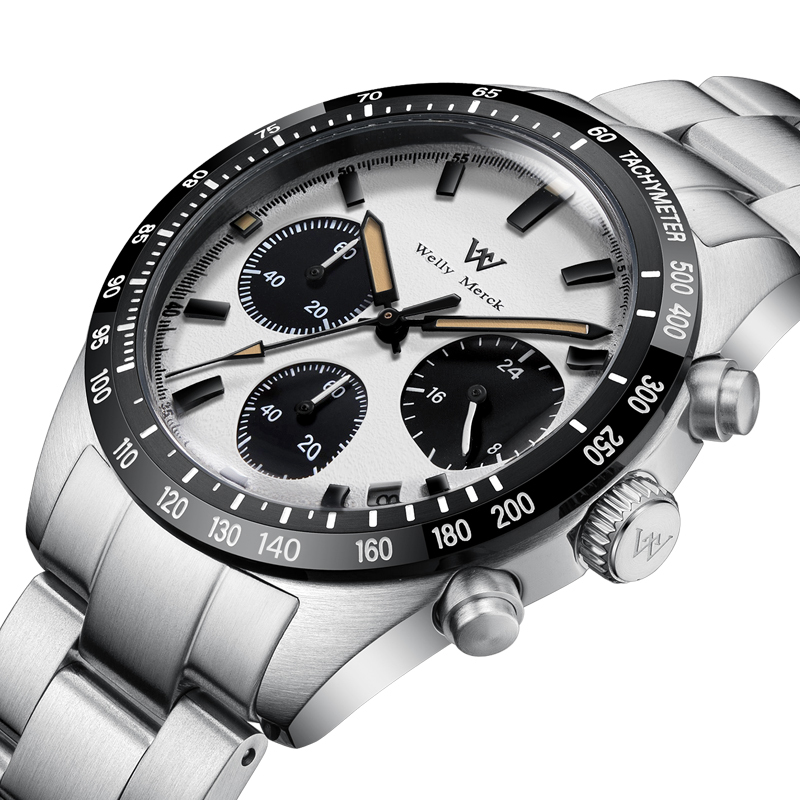 WM176 chronograph 39mm VD53 Quartz Watch 10Bar Men's Casual Classic Business Watch