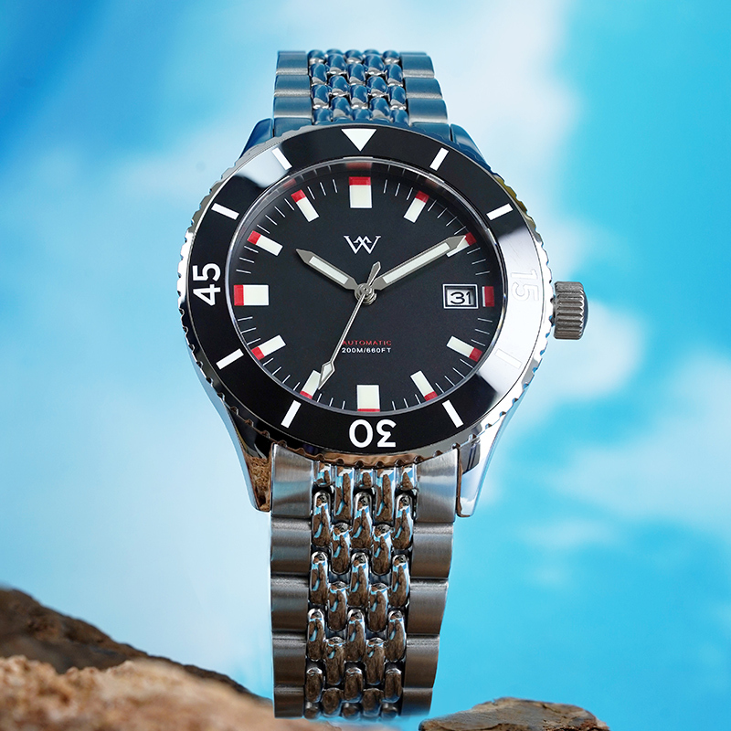 WM181 41mm NH35 Dive Watch Crystal Glass with AR Coating 20ATM 2025 new Men's Automatic Watch