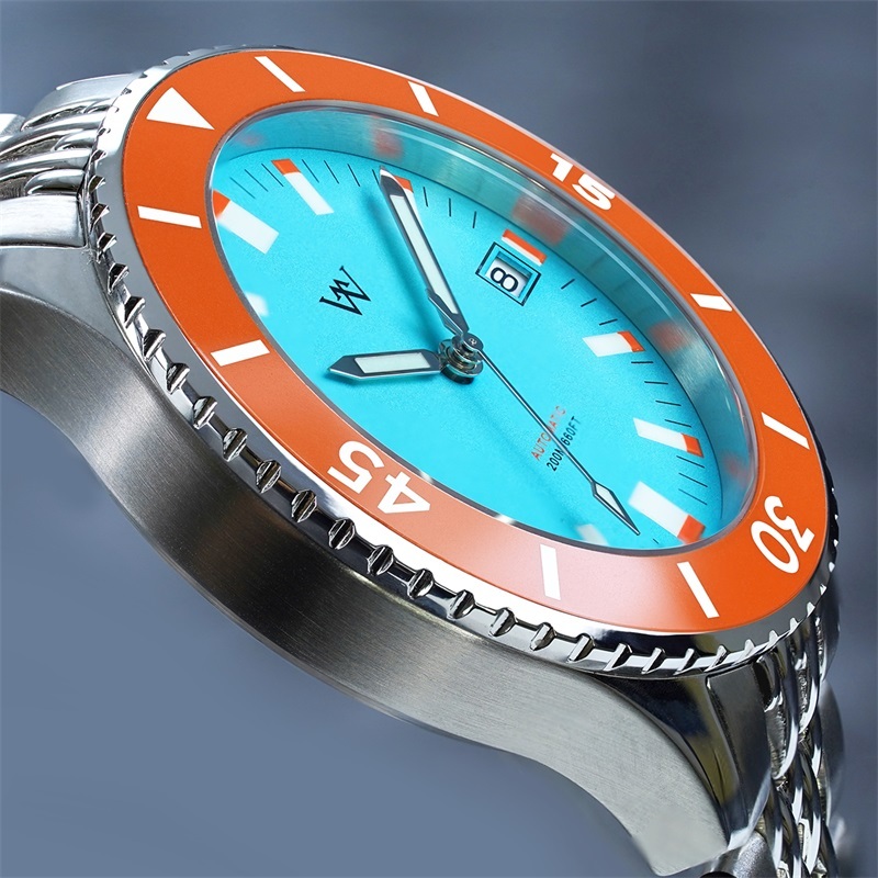 WM181 41mm NH35 Dive Watch Crystal Glass with AR Coating 20ATM 2025 new Men's Automatic Watch