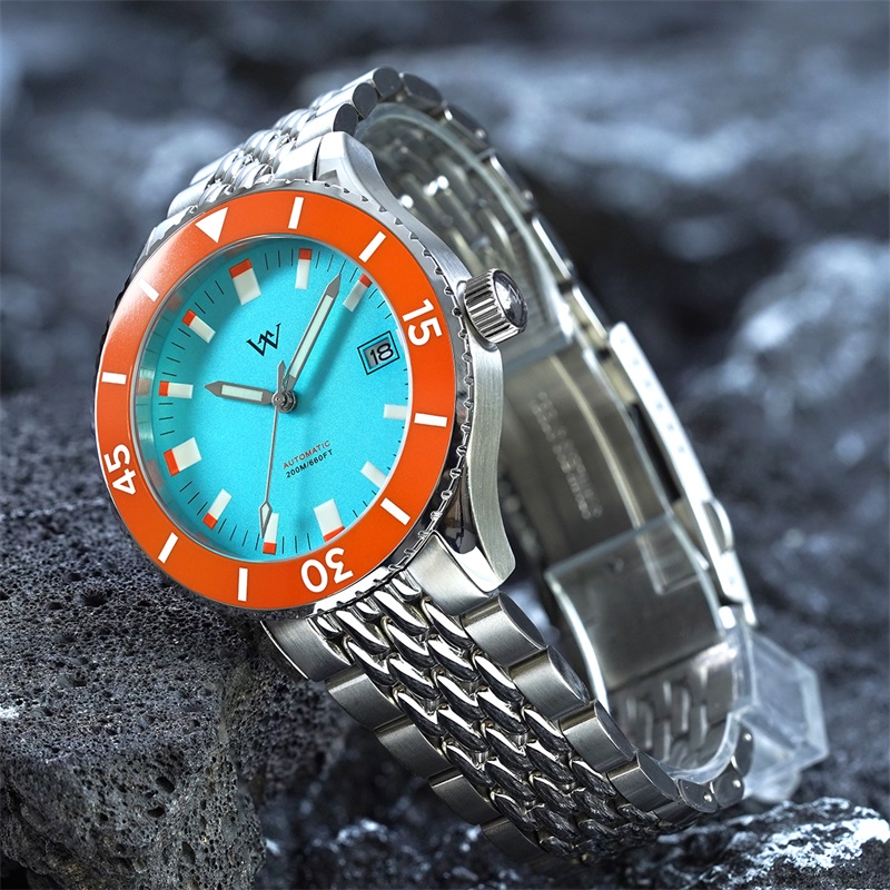 WM181 41mm NH35 Dive Watch Crystal Glass with AR Coating 20ATM