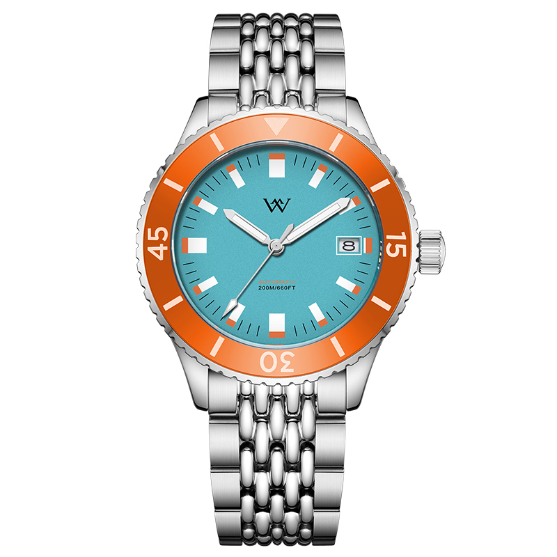 WM181 41mm NH35 Dive Watch Crystal Glass with AR Coating 20ATM