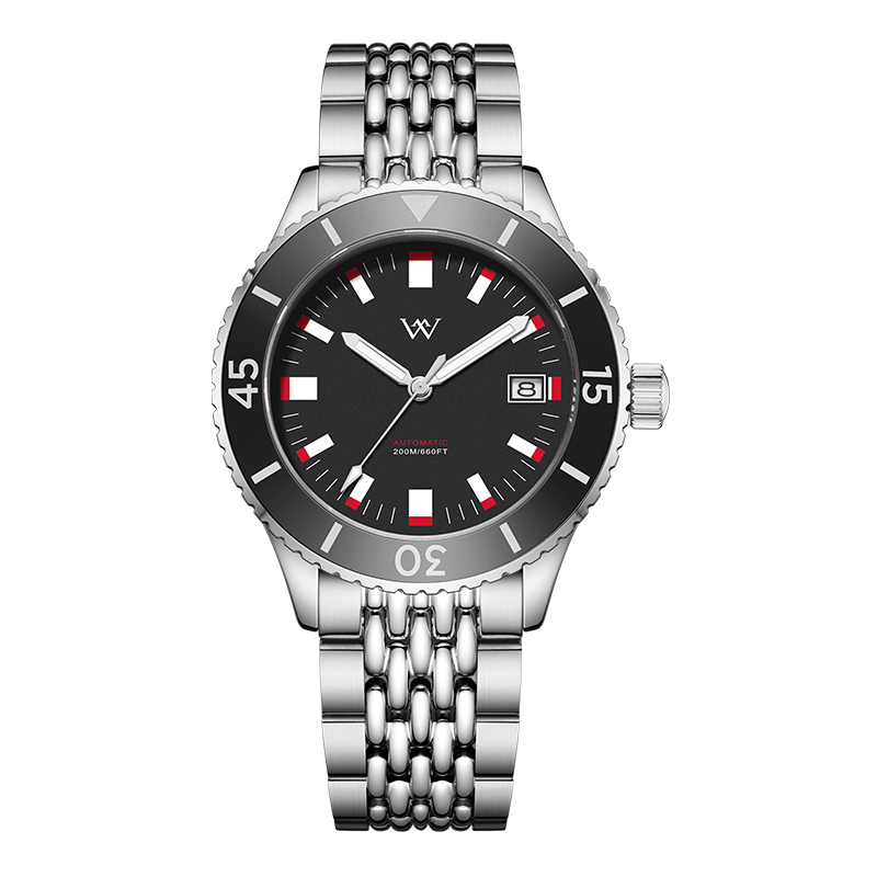 WM181 41mm NH35 Dive Watch Crystal Glass with AR Coating 20ATM