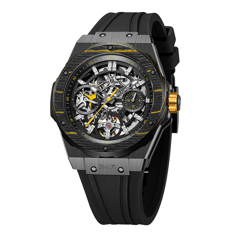 WM128 Skeleton Watch 42mm 7590A 5Bar Limited Edition Collaboration Series  Men's Automatic Watch