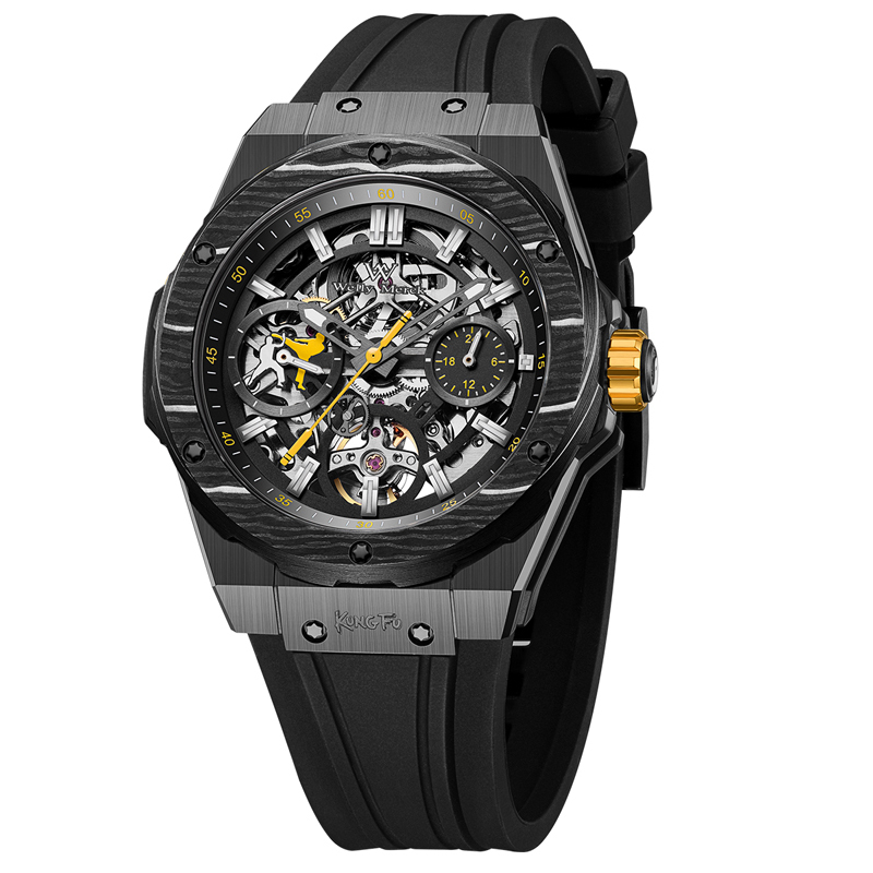 WM128 Skeleton Watch 42mm 7590A 5Bar Limited Edition Collaboration Series  Men's Automatic Watch