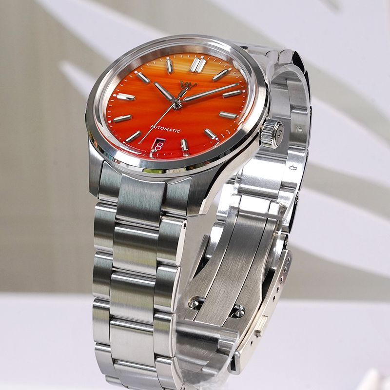 WM Watch Automatic Mechanical Watch Gemstone Series NH35 100M Water Resistant AR Coated Sapphire Welly Merck Man Watches WM225