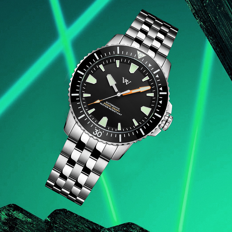 WM211 WM Watch Welly Merck 2025 New NH35 Men's Automatic Mechanical Watch 42mm Sapphire Glass AR Coated 200M Waterproof Watch