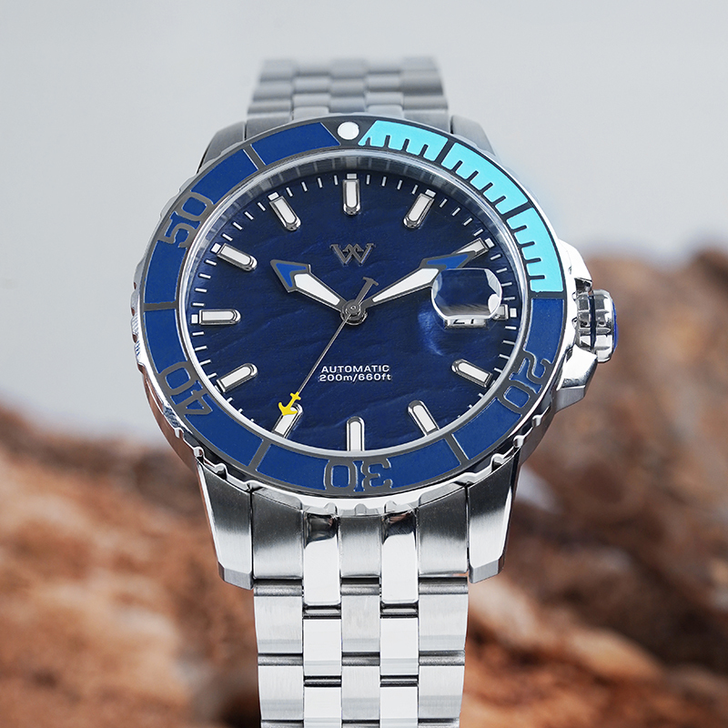 WM206 WM Watch Welly Merck 2026 New NH35 Men's Automatic Mechanical Watch 42mm Sapphire Glass AR Coated 200M Waterproof Watch