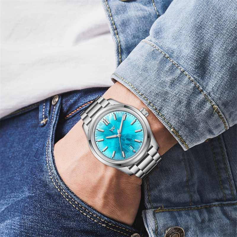 WM226 WM Watch Welly Merck 2025 New NH35 Men's Automatic Mechanical Watch 39mm Sapphire Glass AR Coated 100M Waterproof Watch