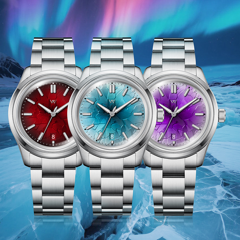 WM226 WM Watch Welly Merck 2025 New NH35 Men's Automatic Mechanical Watch 39mm Sapphire Glass AR Coated 100M Waterproof Watch