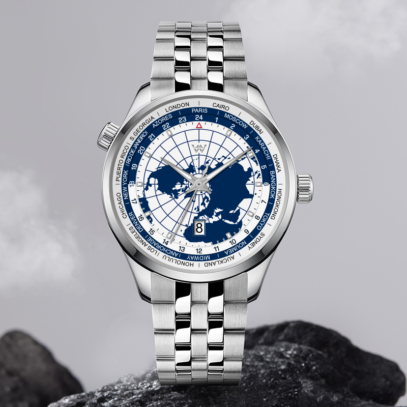 WM221 WM Watch Welly Merck Automatic Mechanical Men Watches NH35 Sapphire  Original 100M Water Resistant Watch Man