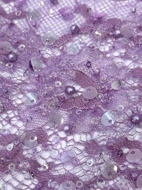 chantilly lace white beads lace sequins Embroidery wedding Lace Fabrics For Dress