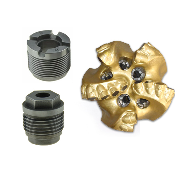 Tungsten Carbide Nozzles Plum Blossom Teeth For Oil Drill Bit