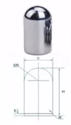 tungsten carbide hpgr studs drawing
