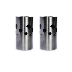 Tungsten carbide flow cages for valve parts in oil and gas industry