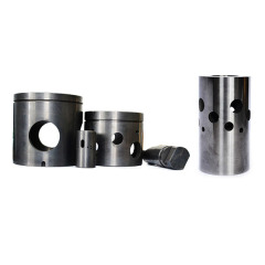 Tungsten carbide flow cages for valve parts in oil and gas industry