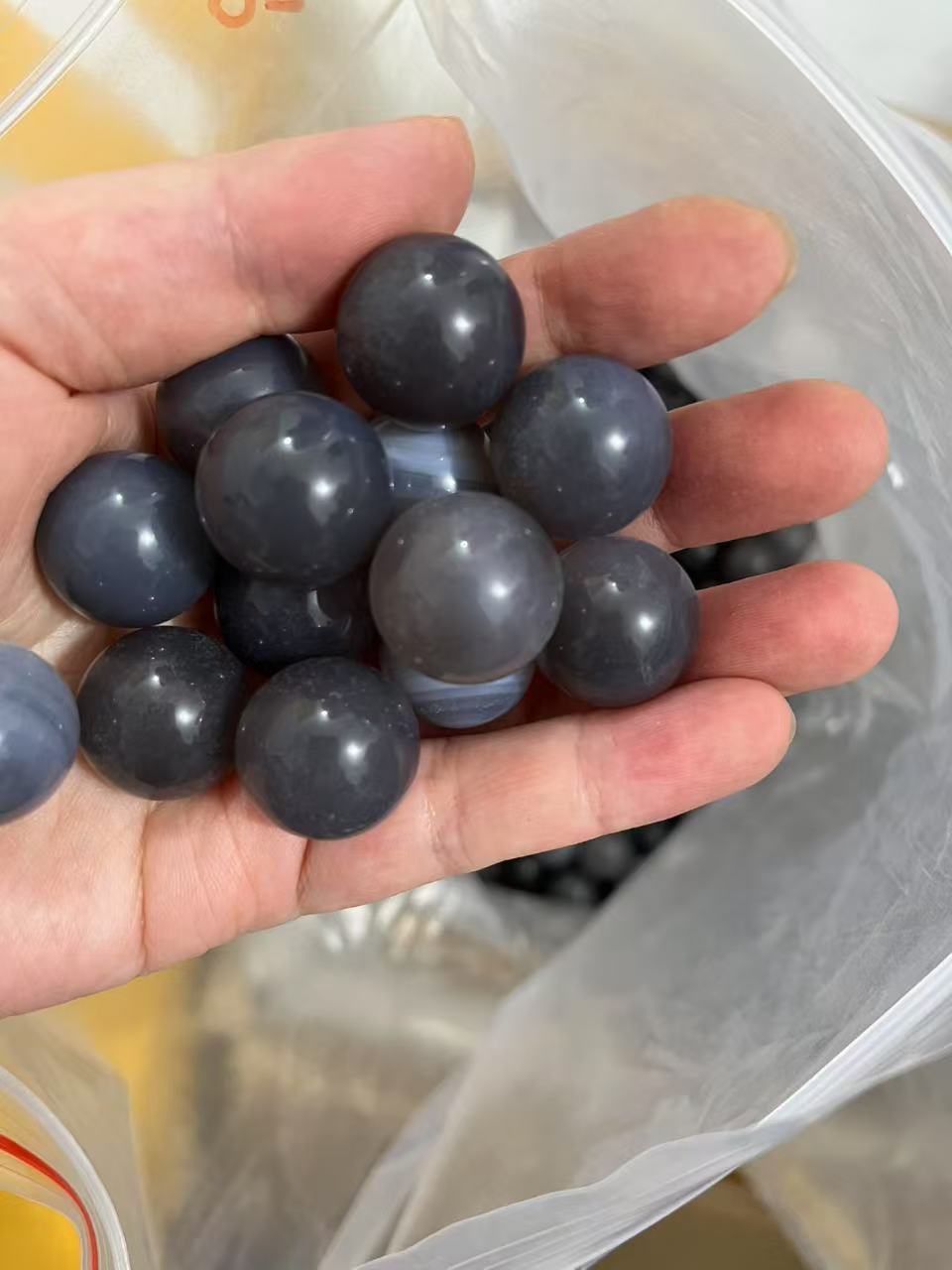 Frascos de molienda de ágata natural para molino de bolas de planatería