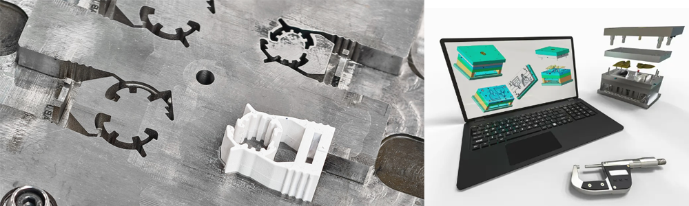 Injection mold &ndash; negative space to positive shape