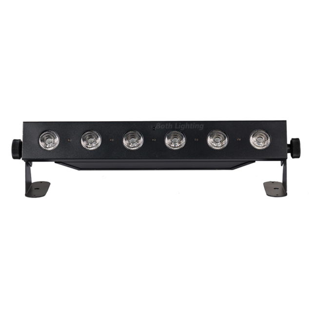 battery uplighting 6x18w RGBWA UV 6in1 wireless dmx LED wall washer