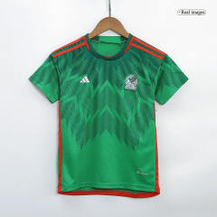 Mexico Kids Jersey Home Kit (Jersey+Short) World Cup 2022