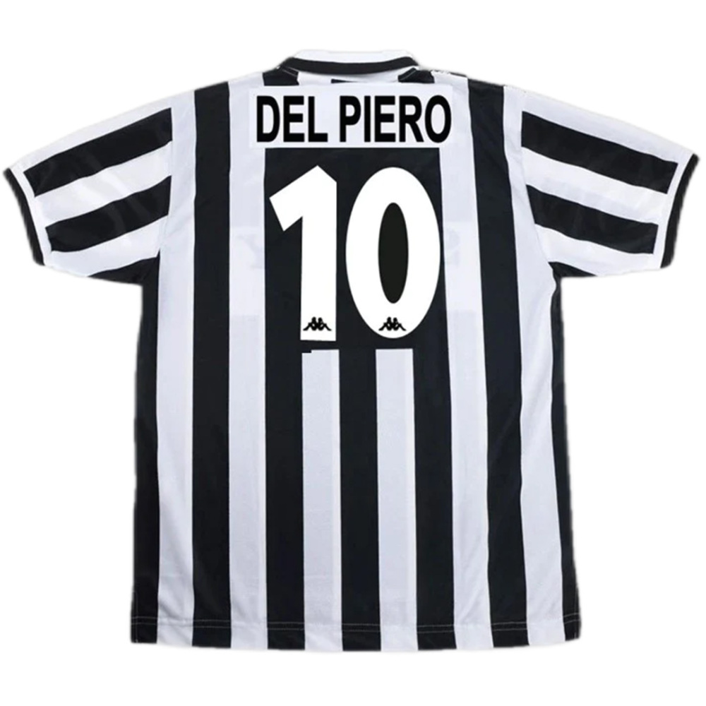 Juventus Del Piero #10 Zidane #21 Retro Jersey Home Replica 1996/97