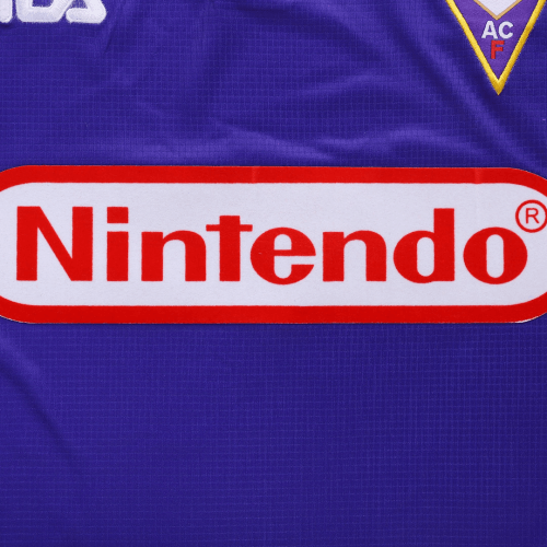 Fiorentina RUI COSTA #10 BATISTUTA #9 Retro Jersey Home 1998/99
