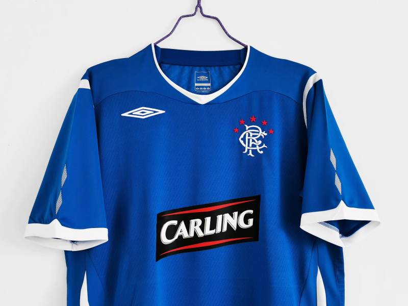 Glasgow Rangers Retro Jersey Home 2008/09