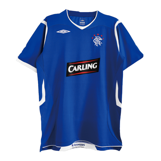Glasgow Rangers Retro Jersey Home 2008/09