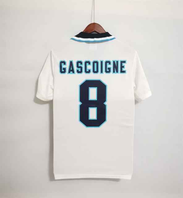 England Retro Jersey Home Replica Euro Cup 1996