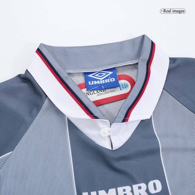 England Retro Away Long Sleeve Jersey Replica Euro Cup 1996