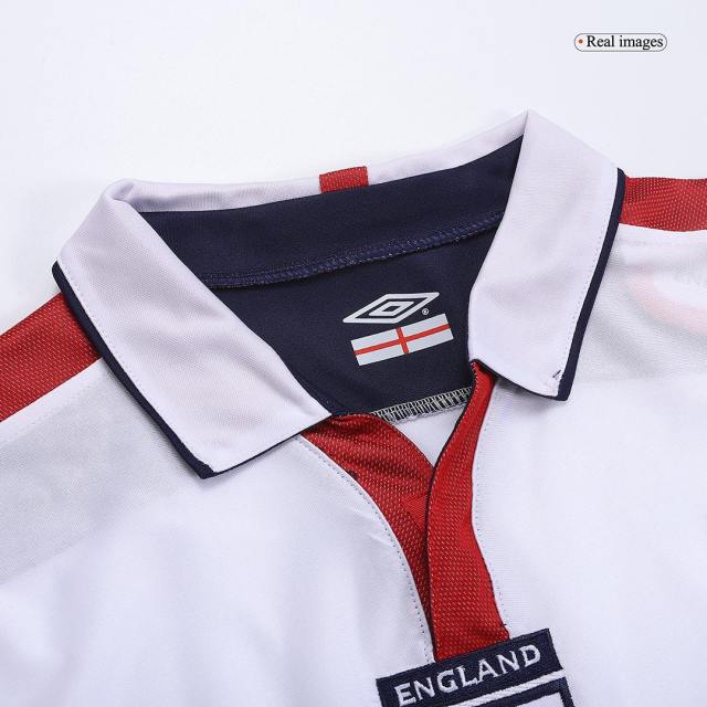 England Retro Jersey Home Replica Euro Cup 2004