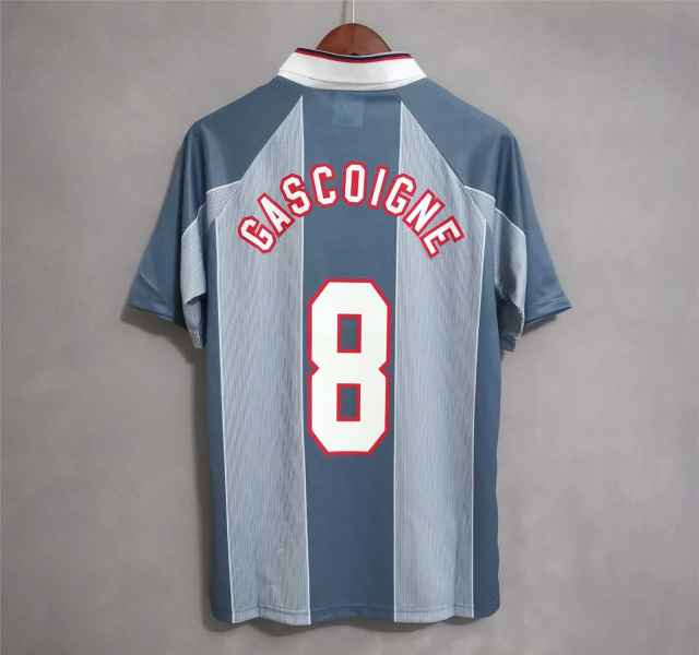 England Retro Soccer Jersey Away Replica Euro Cup 1996