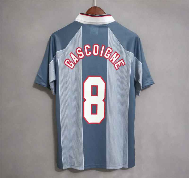 England Retro Soccer Jersey Away Replica Euro Cup 1996