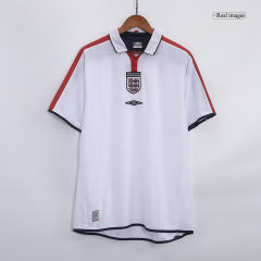 England Retro Jersey Home Replica Euro Cup 2004