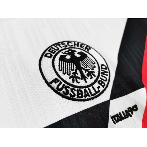 West Germany Retro Jersey Home World Cup 1990