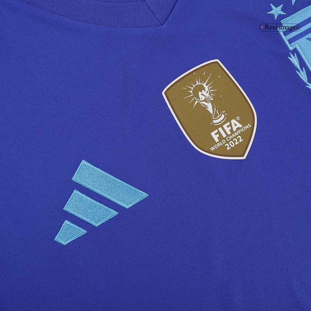 Argentina Away Jersey Messi #10 Di Maria #11 J.Álvarez #9 Copa America 2024