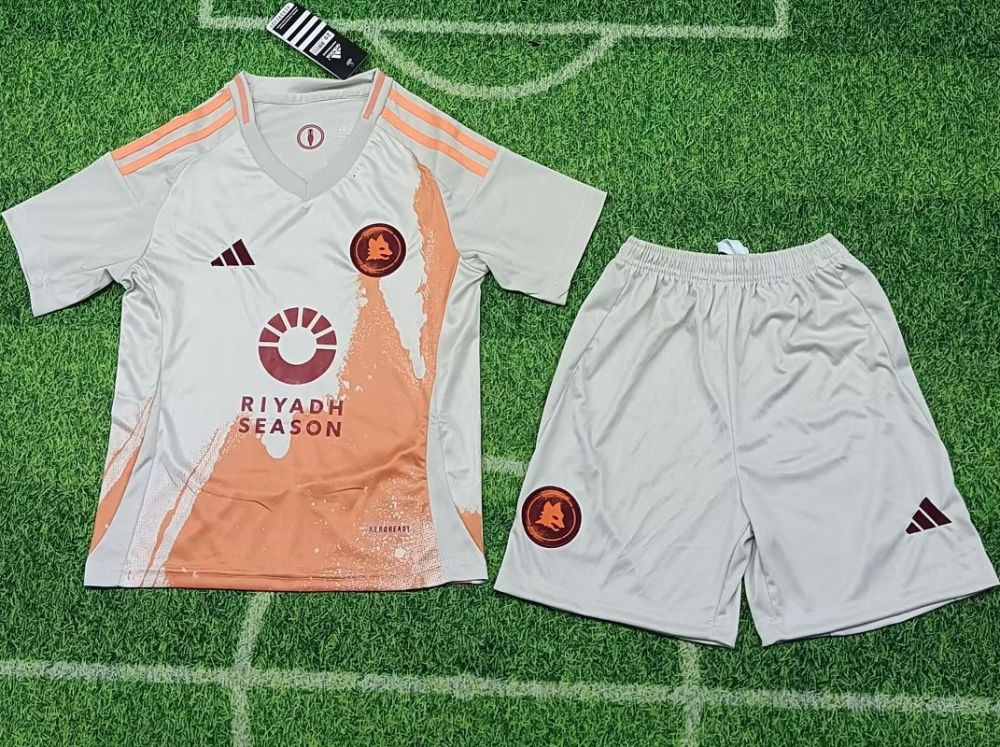 Kids Roma Away Jersey Kit 2024/25